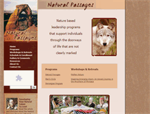 Tablet Screenshot of natural-passages.com